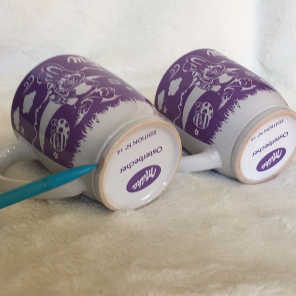 Milka Osterbecher Chocolate Candy Company Mug Mugs (Set of 2 items) FLAW - Picture 6 of 15